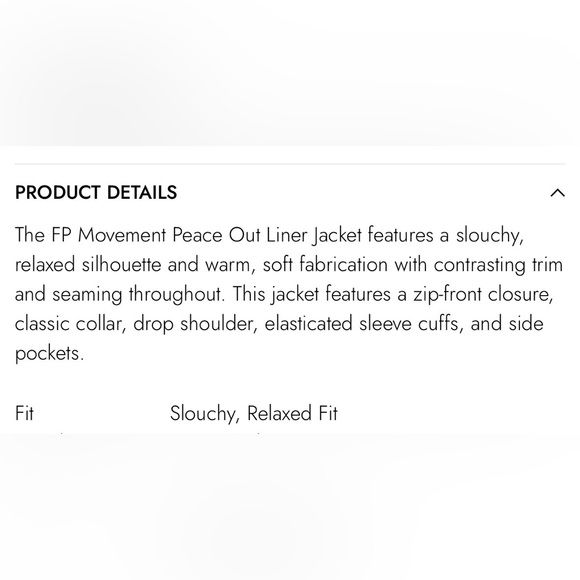 FREE PEOPLE Movement Peace Out Liner Jacket-Grey
$148 - Picture 3 of 13